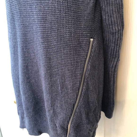 INC International Concepts Blue Gray Turtleneck - Size M - Picture 7 of 14